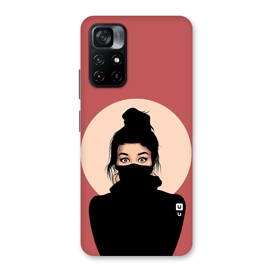 Aesthetic Digital Art Girl Back Case for Poco M4 Pro 5G