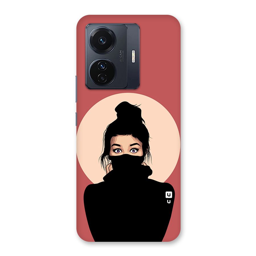 Aesthetic Digital Art Girl Back Case for Vivo T1 Pro