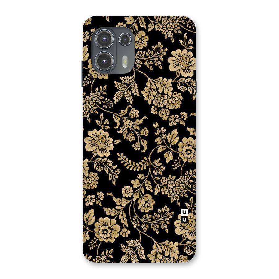 Aesthetic Golden Design Back Case for Motorola Edge 20 Fusion
