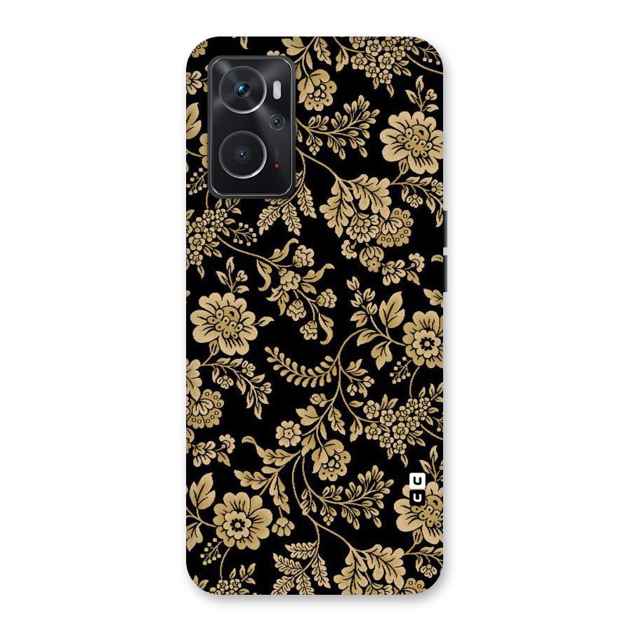 Aesthetic Golden Design Back Case for Oppo K10 4G