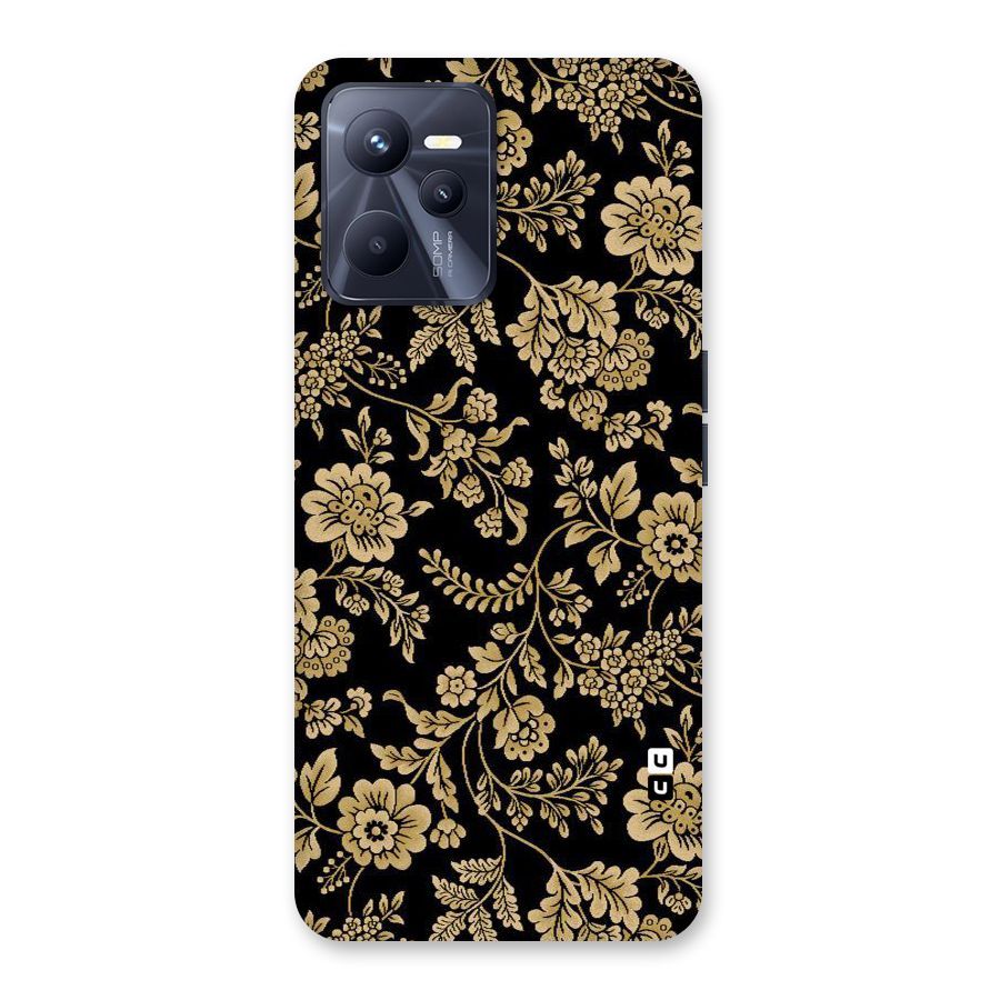 Aesthetic Golden Design Back Case for Realme C35