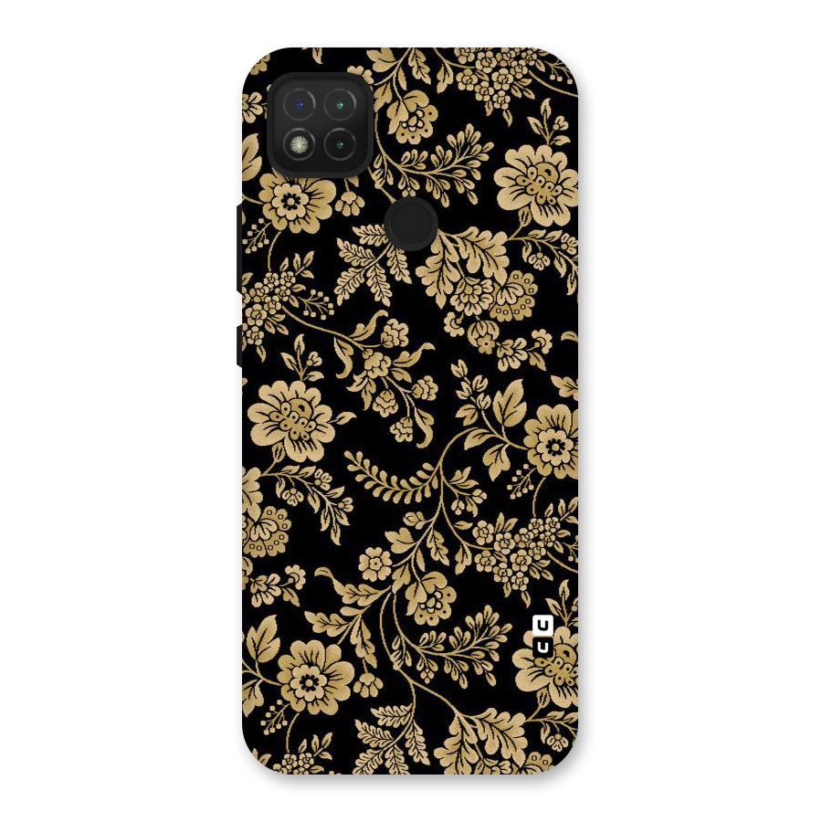 Aesthetic Golden Design Back Case for Redmi 9 Activ