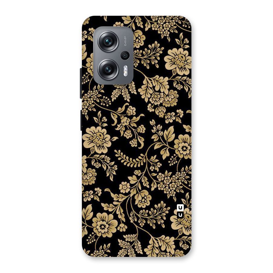 Aesthetic Golden Design Back Case for Redmi K50i