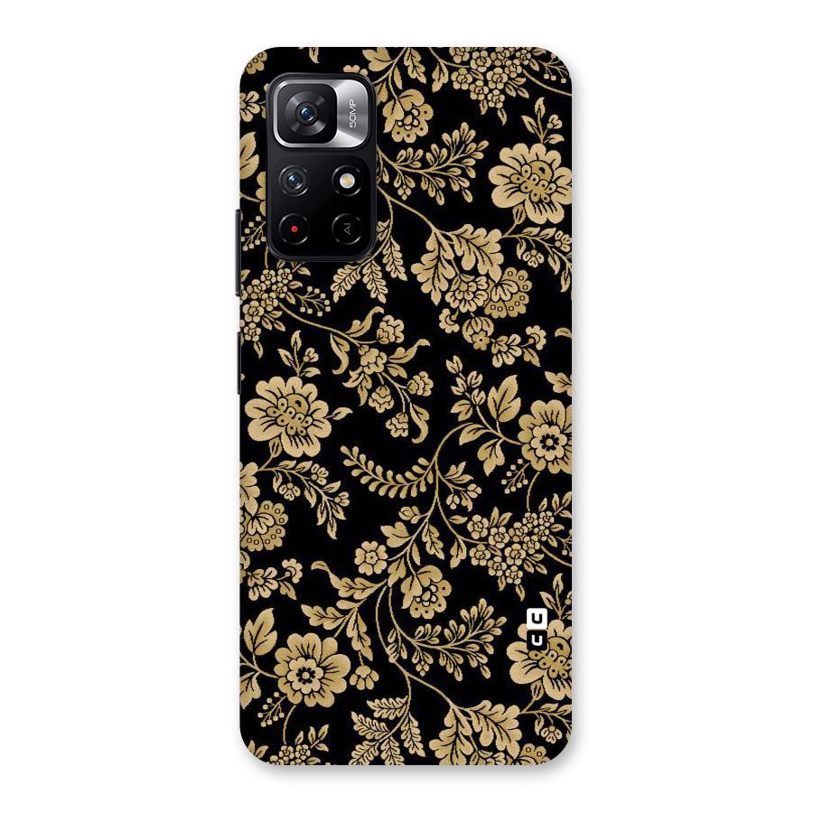 Aesthetic Golden Design Back Case for Redmi Note 11T 5G