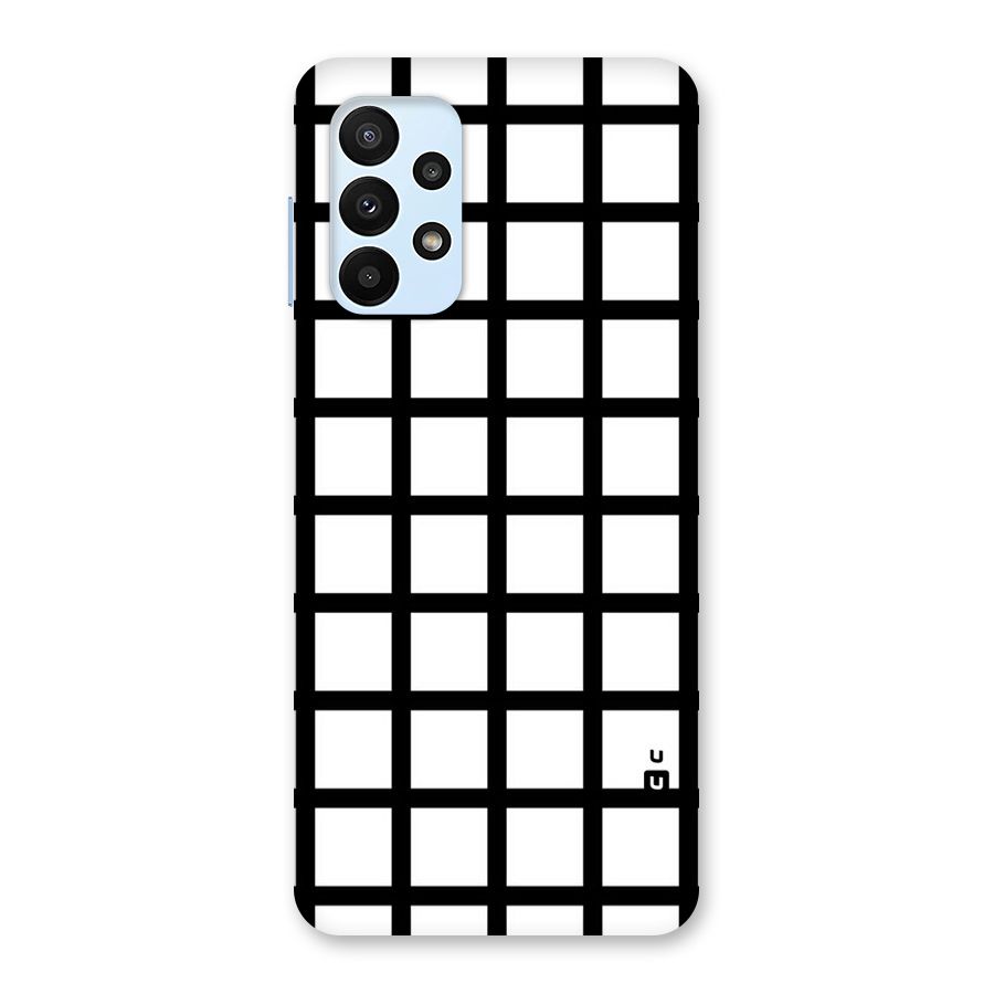 Aesthetic Grid Lines Back Case for Galaxy A23