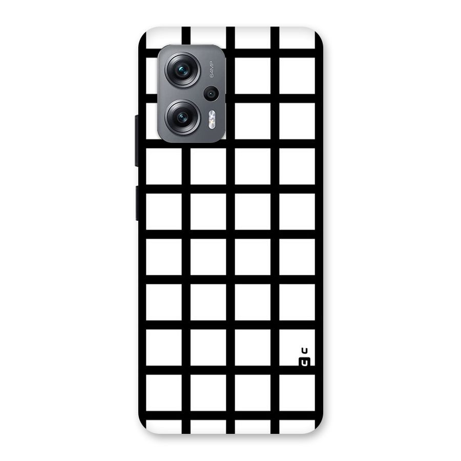 Aesthetic Grid Lines Back Case for Redmi K50i