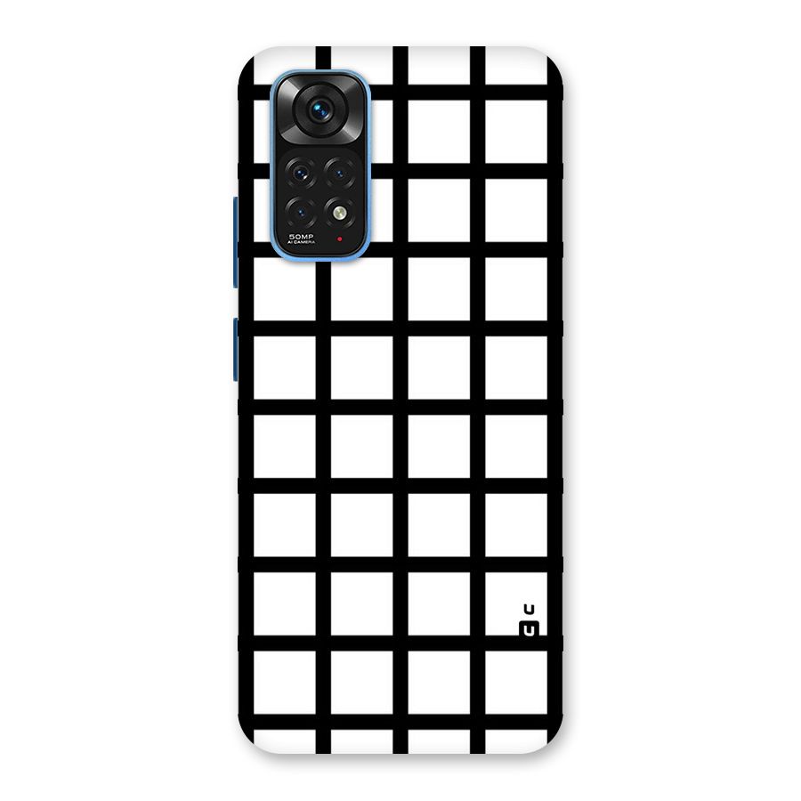 Aesthetic Grid Lines Back Case for Redmi Note 11S