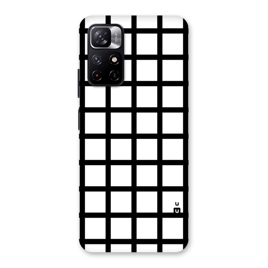 Aesthetic Grid Lines Back Case for Redmi Note 11T 5G