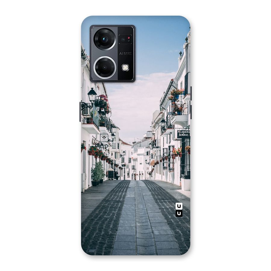 Aesthetic Street Glass Back Case for Oppo F21 Pro 5G