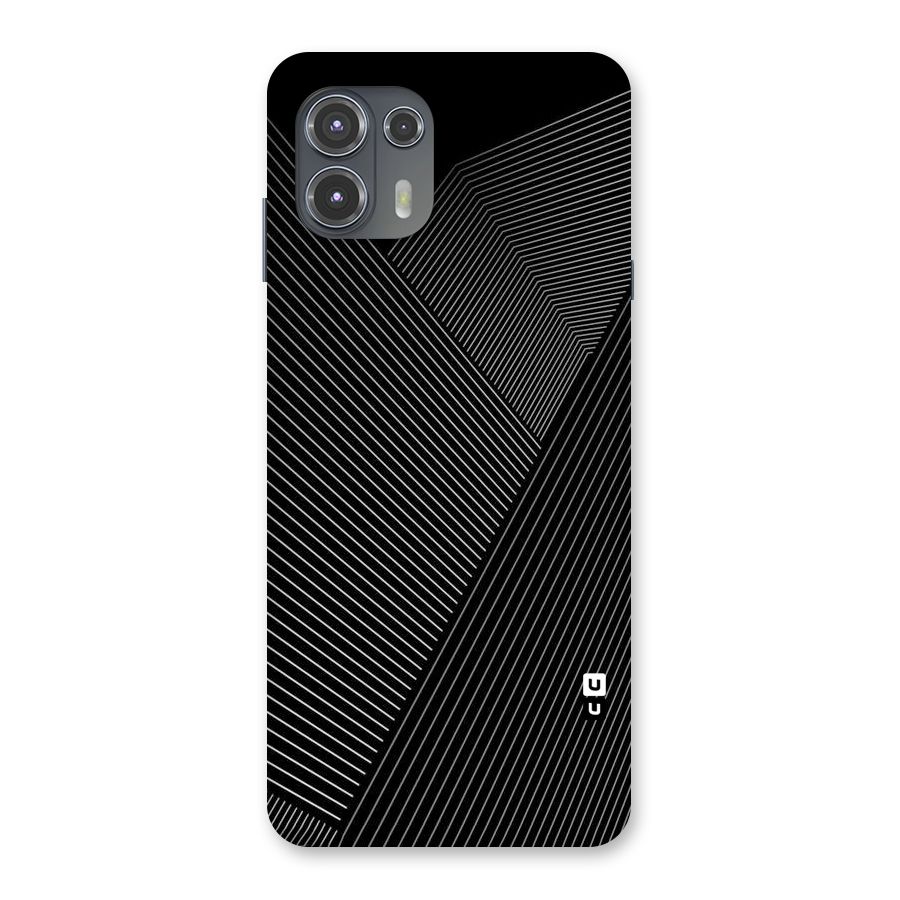Aesthetic White Stripes Back Case for Motorola Edge 20 Fusion