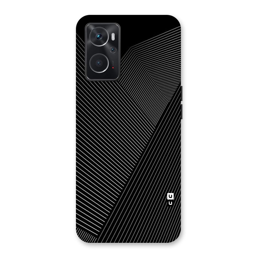 Aesthetic White Stripes Back Case for Oppo K10 4G
