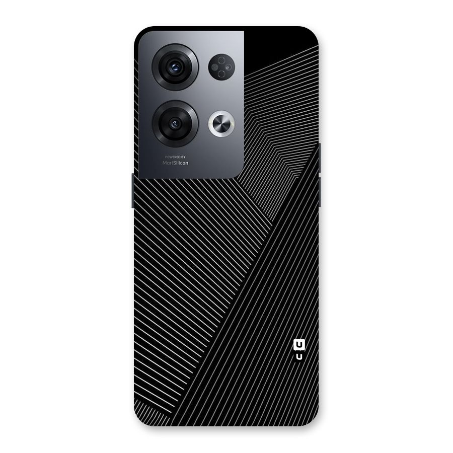 Aesthetic White Stripes Back Case for Oppo Reno8 Pro 5G