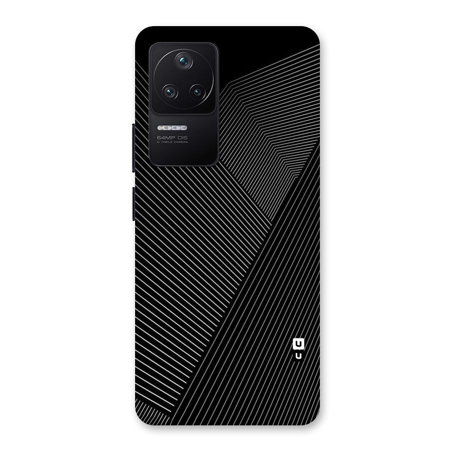 Aesthetic White Stripes Back Case for Poco F4 5G