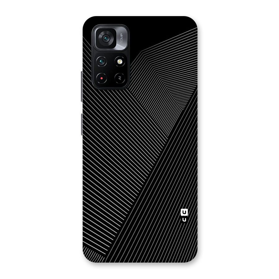Aesthetic White Stripes Back Case for Poco M4 Pro 5G