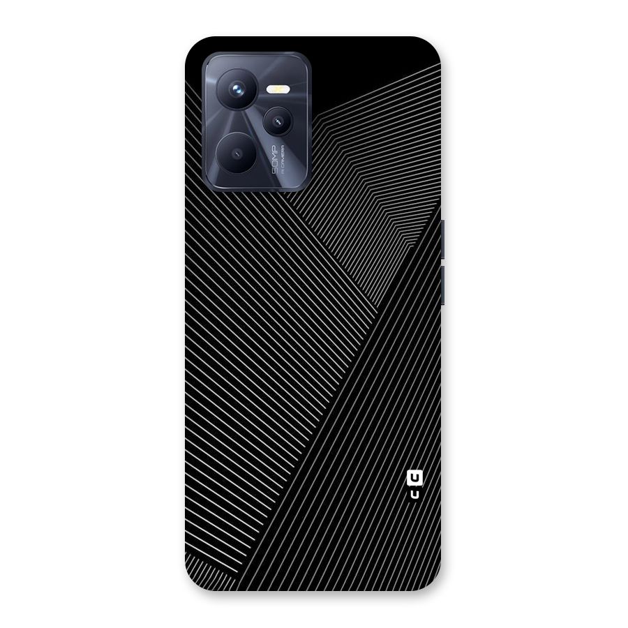 Aesthetic White Stripes Back Case for Realme C35