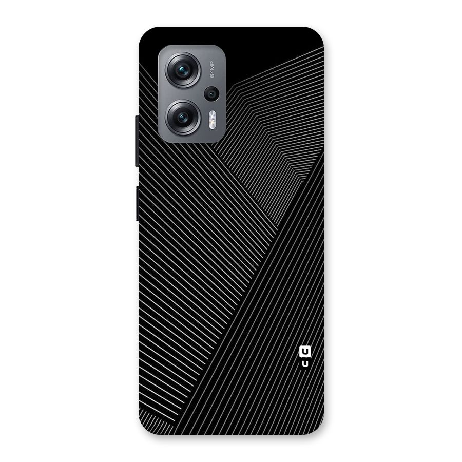 Aesthetic White Stripes Back Case for Redmi K50i