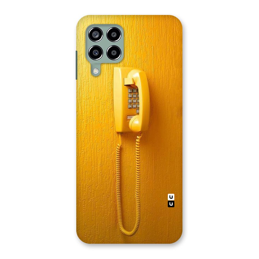 Aesthetic Yellow Telephone Back Case for Galaxy M33