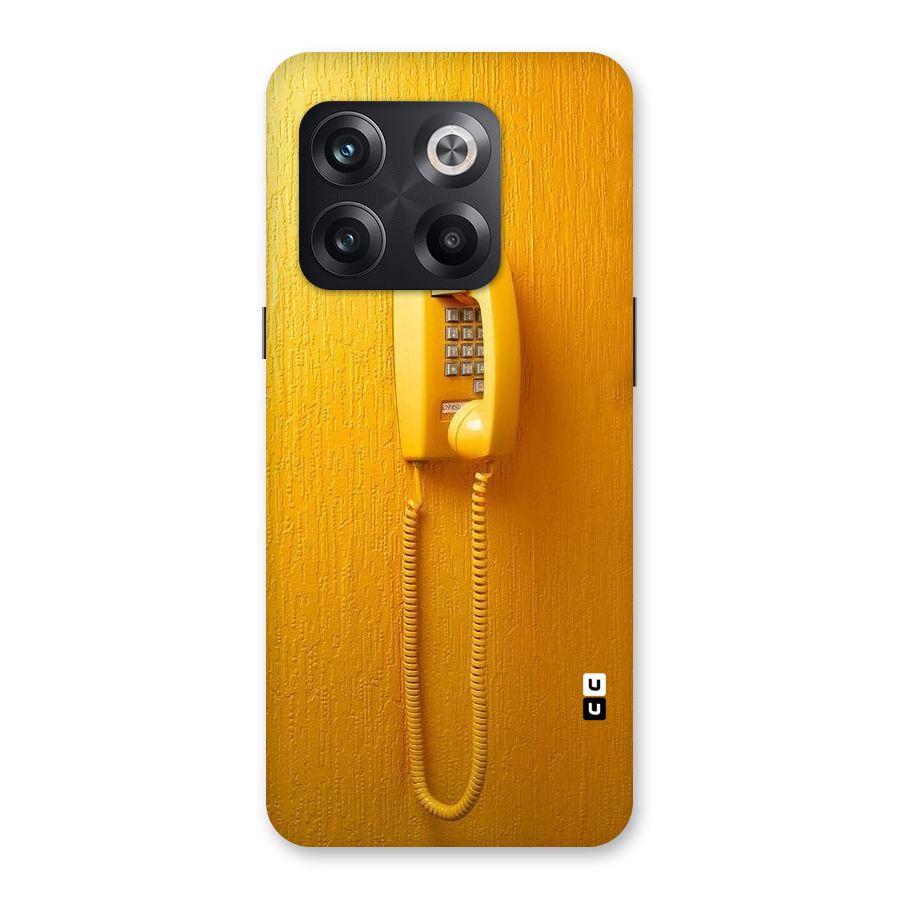 Aesthetic Yellow Telephone Back Case for OnePlus 10T