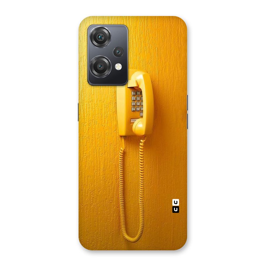 Aesthetic Yellow Telephone Back Case for OnePlus Nord CE 2 Lite 5G