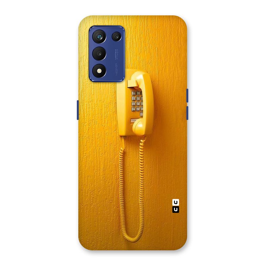 Aesthetic Yellow Telephone Back Case for Realme 9 5G Speed