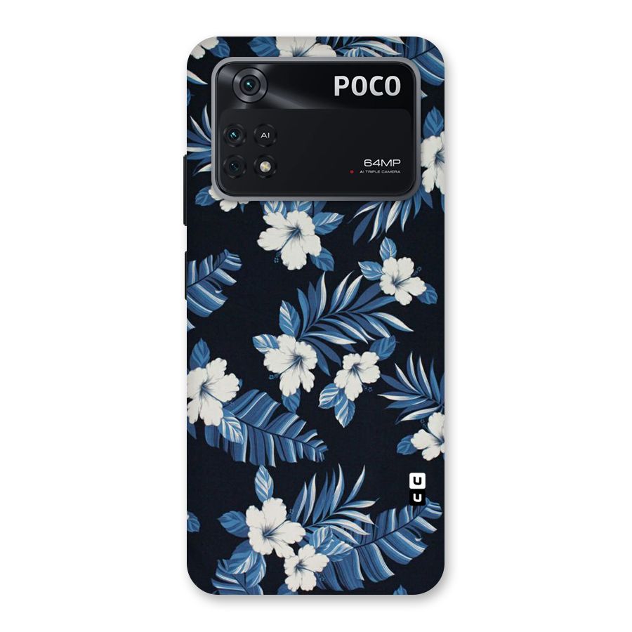 Aesthicity Floral Back Case for Poco M4 Pro 4G