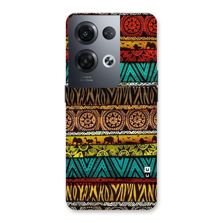 African Design Pattern Back Case for Oppo Reno8 Pro 5G