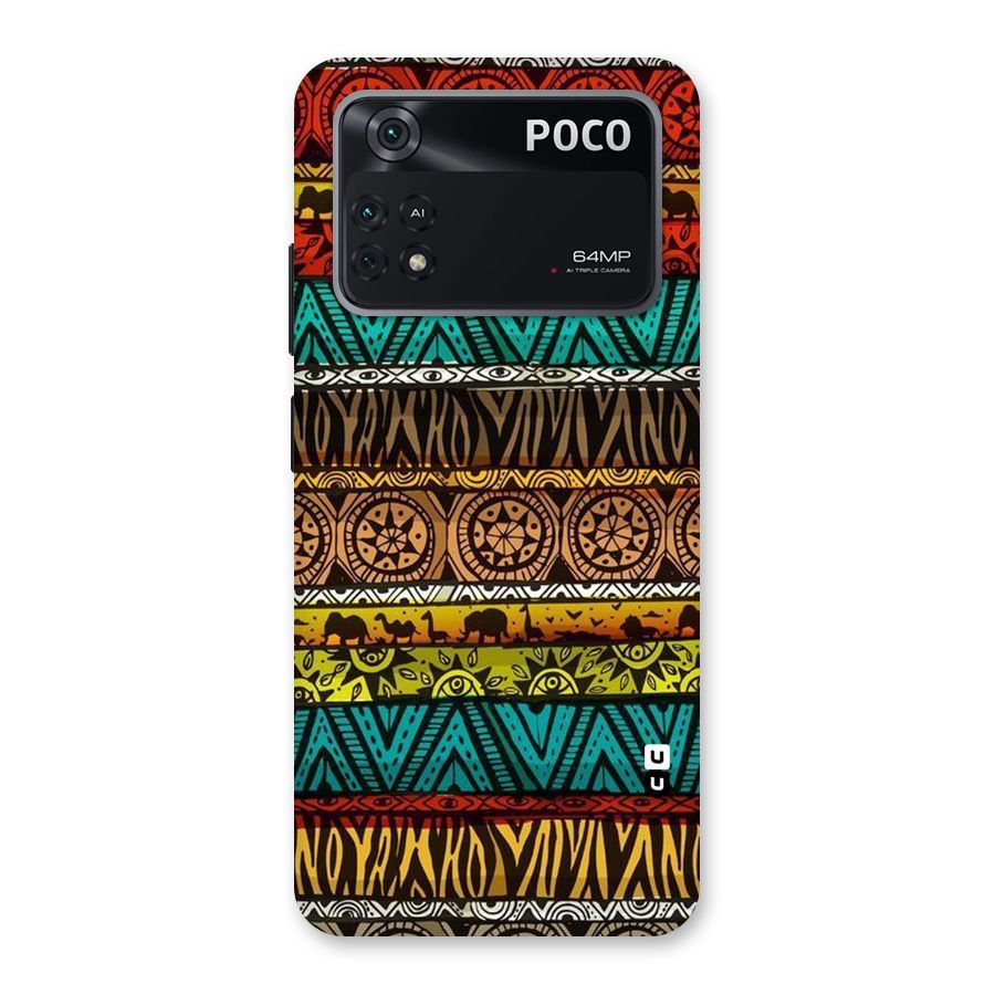 African Design Pattern Back Case for Poco M4 Pro 4G