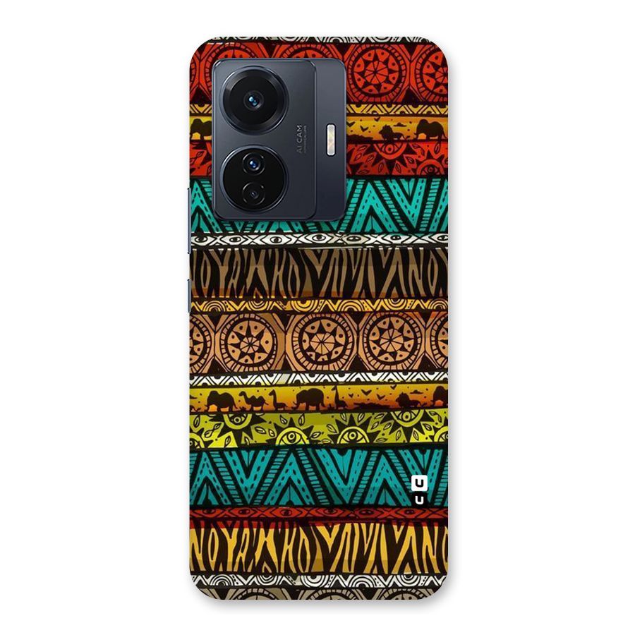 African Design Pattern Back Case for Vivo T1 Pro