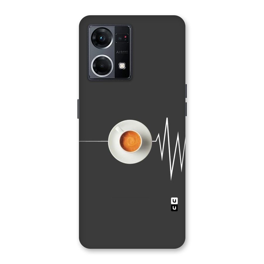 After Coffee Glass Back Case for Oppo F21 Pro 5G