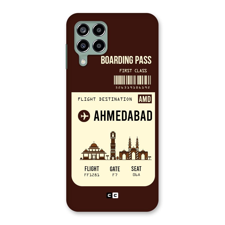Ahmedabad Boarding Pass Back Case for Galaxy M33