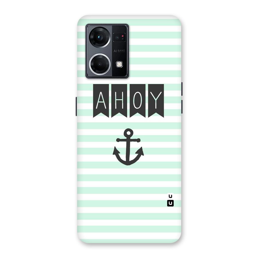 Ahoy Sailor Glass Back Case for Oppo F21 Pro 5G