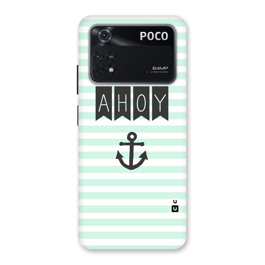 Ahoy Sailor Back Case for Poco M4 Pro 4G