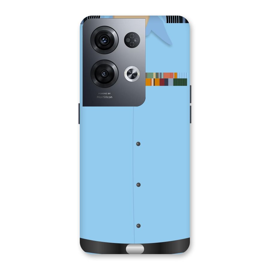 Air Force Uniform Back Case for Oppo Reno8 Pro 5G