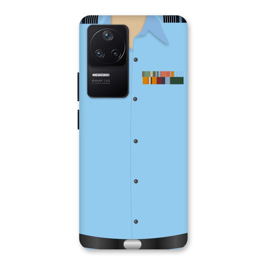 Air Force Uniform Back Case for Poco F4 5G