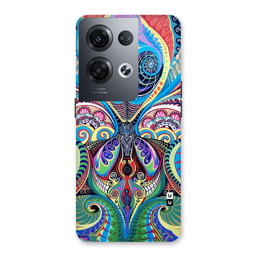 Alien Psychedelic Art Back Case for Oppo Reno8 Pro 5G