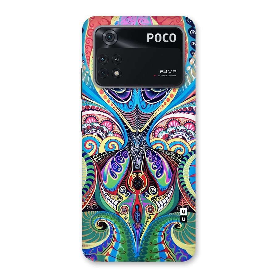 Alien Psychedelic Art Back Case for Poco M4 Pro 4G