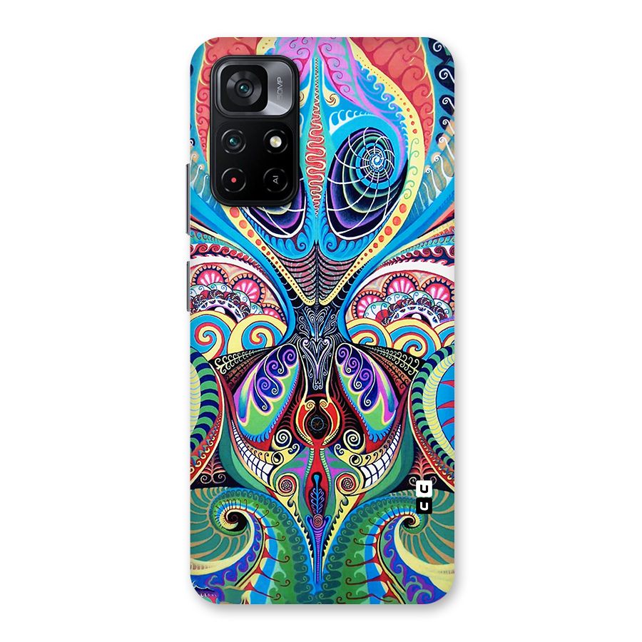 Alien Psychedelic Art Back Case for Poco M4 Pro 5G