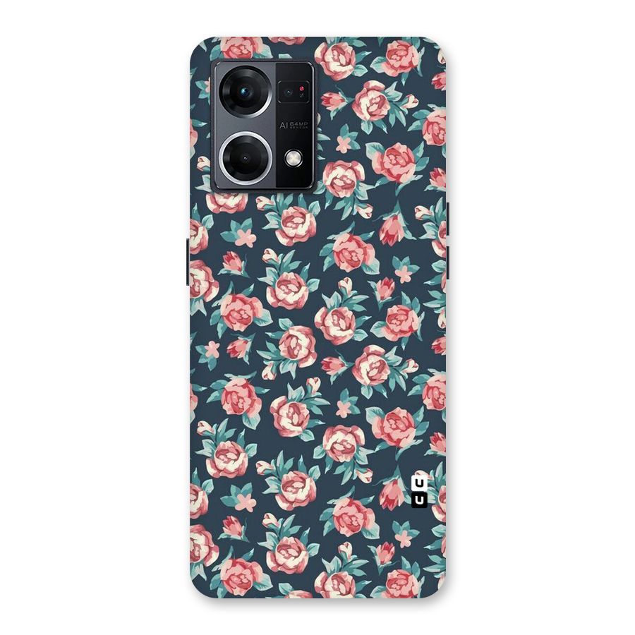 All Art Bloom Glass Back Case for Oppo F21 Pro 5G