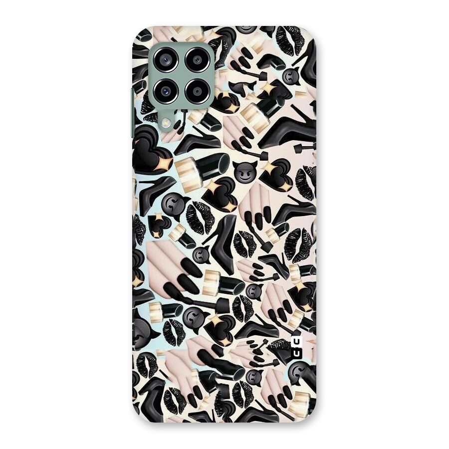 All Black Love Back Case for Galaxy M33