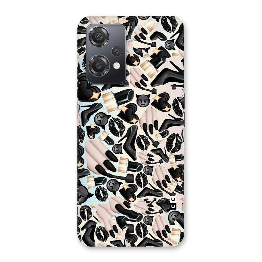 All Black Love Back Case for OnePlus Nord CE 2 Lite 5G
