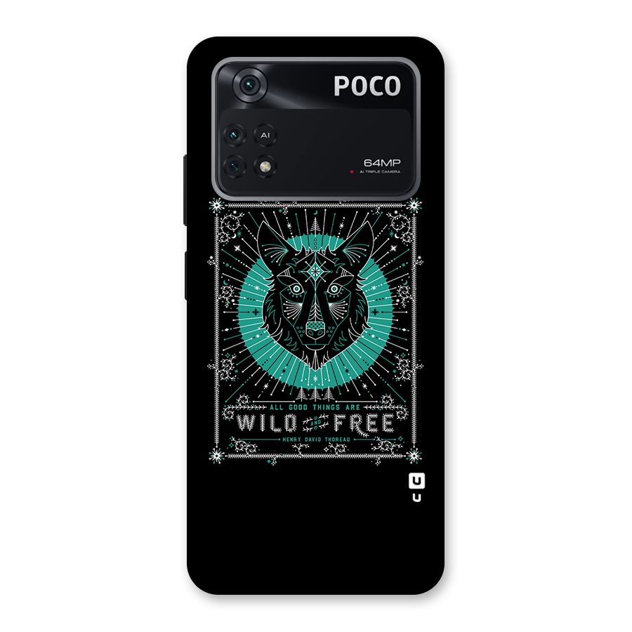 All Good Things Wild and Free Back Case for Poco M4 Pro 4G