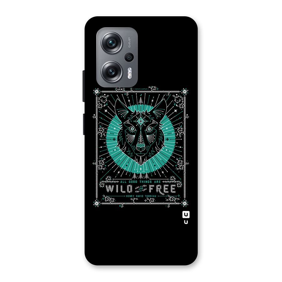 All Good Things Wild and Free Back Case for Redmi K50i
