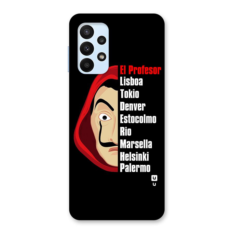 All Members Money Heist Back Case for Galaxy A23