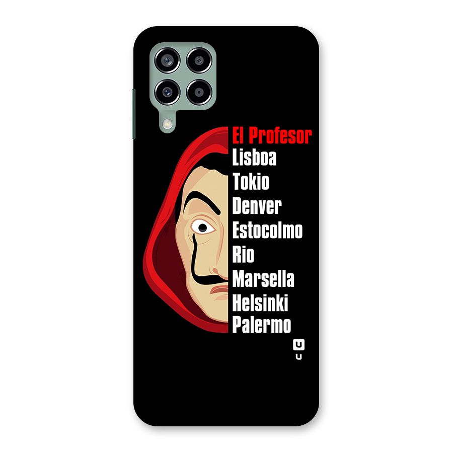All Members Money Heist Back Case for Galaxy M33