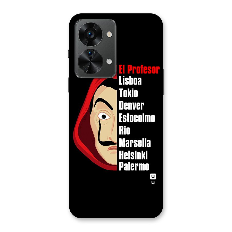 All Members Money Heist Back Case for OnePlus Nord 2T