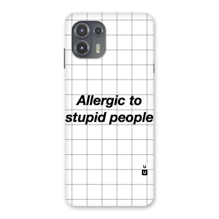 Allergic Back Case for Motorola Edge 20 Fusion
