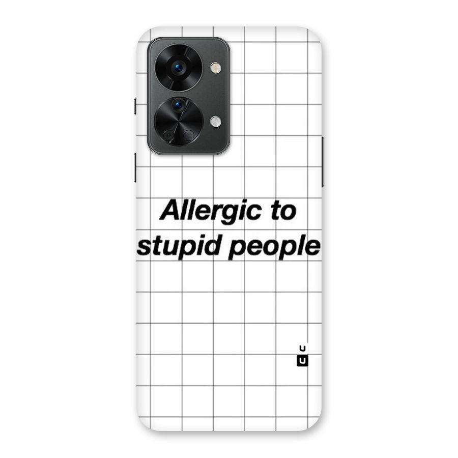 Allergic Back Case for OnePlus Nord 2T