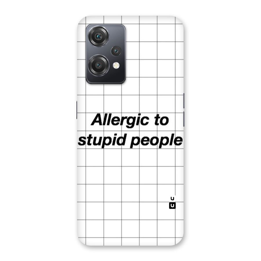 Allergic Back Case for OnePlus Nord CE 2 Lite 5G