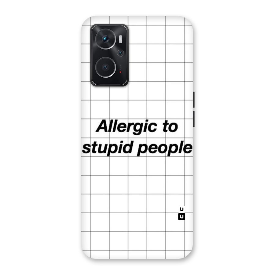 Allergic Back Case for Oppo K10 4G