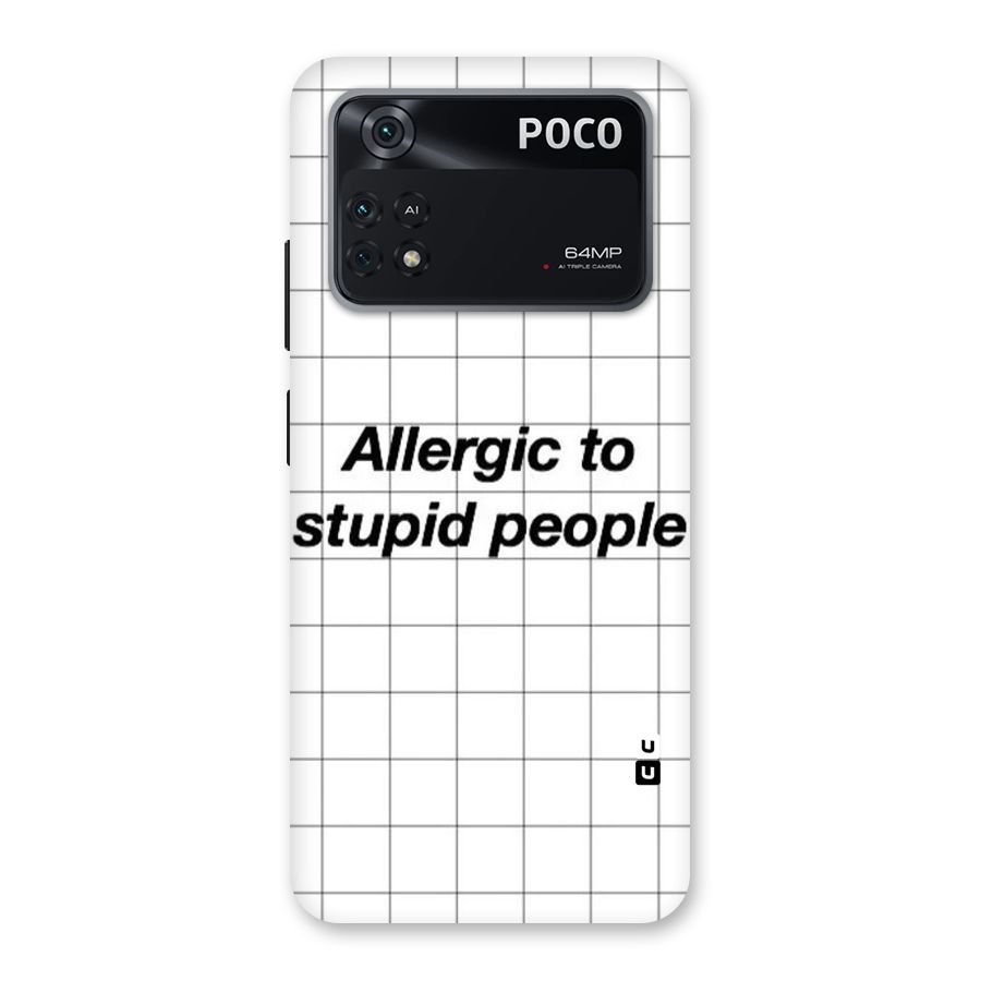 Allergic Back Case for Poco M4 Pro 4G
